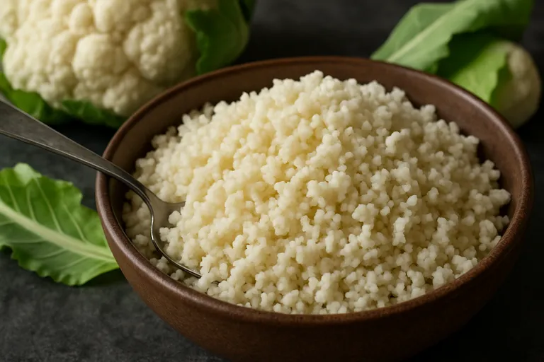 Koolhydraatarme rijst van bloemkool Koolhydraatarme rijst van bloemkool - 1000plekken